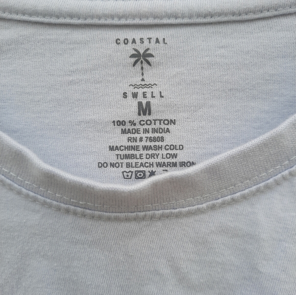 Coastal Swell Myrtle Beach South Carolina Short Sleeve Graphic Tee Size Medium - Picture 3 of 4